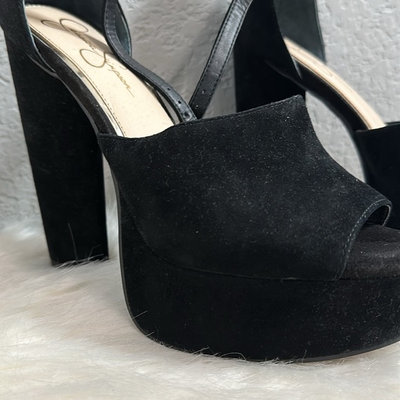 Jessica Simpson Brand New Velvet Platforms - Picture 5 of 9